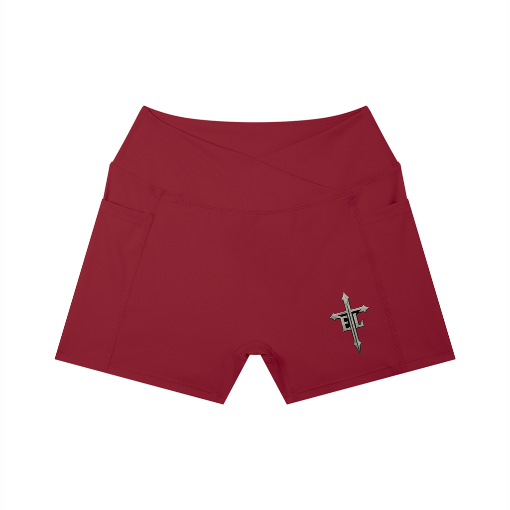 Women’s High Rise Pocket Yoga Shorts